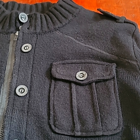 Foreign Exchange Front Zip Sweater - Picture 2 of 6